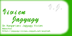 vivien jagyugy business card